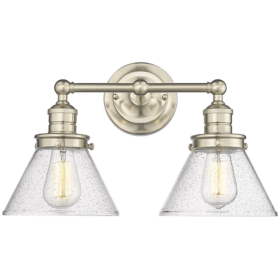 Eyden 2 Light 18.38 inch Modern Gold Vanity Light Wall Light